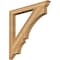Ekena Millwork Balboa Traditional Rough Sawn Bracket, Western Red Cedar, 4"W x 42"D x 42"H BKT04X42X42BOA01RWR - alternate 1